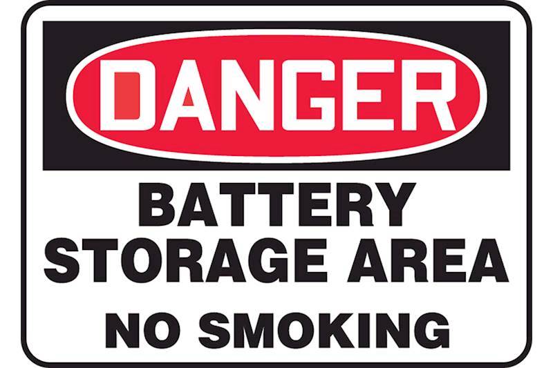 LegendDANGER OVERHEAD POWER LINES 7-Inch Length x 10-Inch Width x 0.055-Inch Thickness ACCUFORM SIGNS MELC146VP Plastic Safety Sign Red/Black on White 