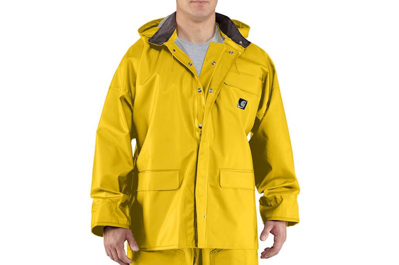 Carhartt PVC RAIN COAT WITH HOOD YELLOW car1001007012xl