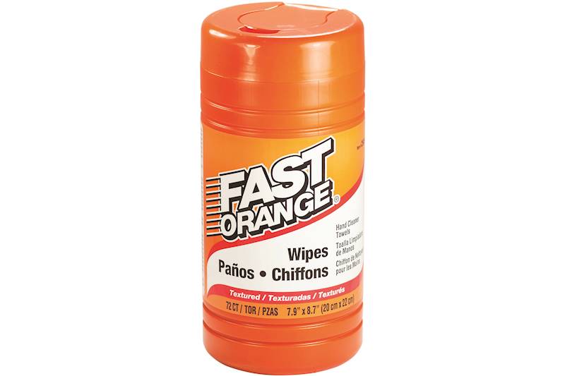Permatex 25051 Fast Orange Hand Cleaner Wipes, 72 Count