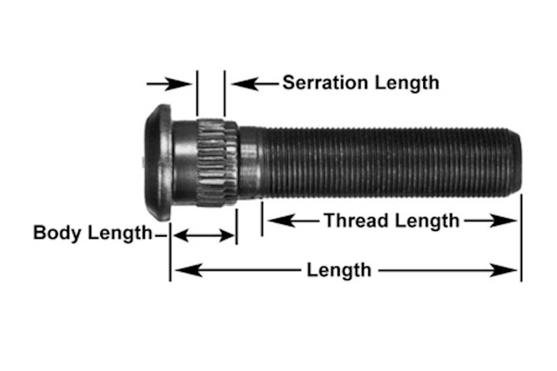 Euclid WHEEL STUD euce10676 Gregg Distributors LP