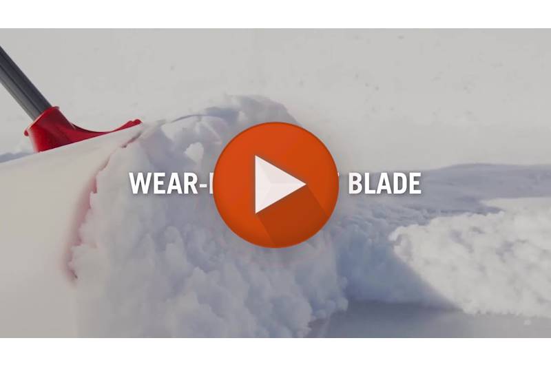 GARANT Grattoir à neige de qualité industrielle, 30, blanc/rouge GUH30FKDU