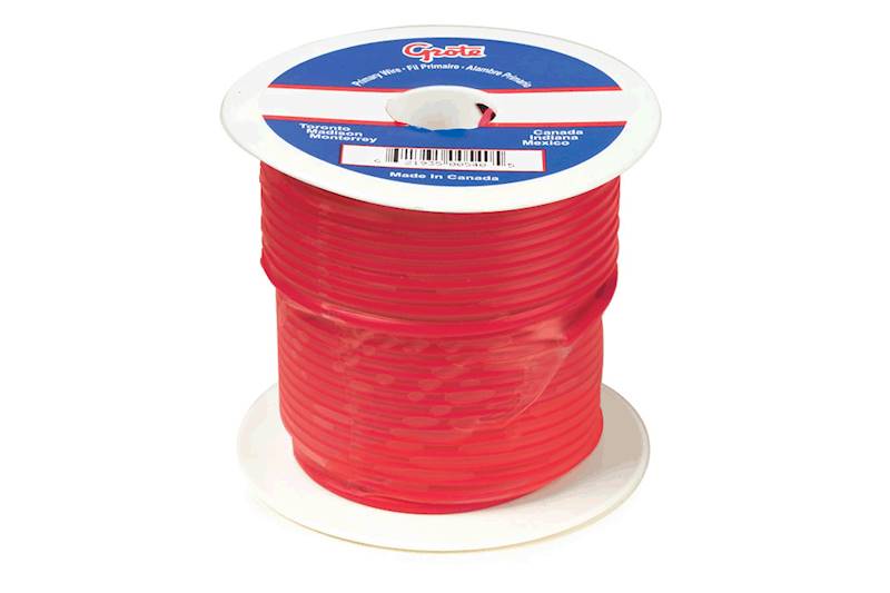 Grote GENERAL PURPOSE THERMO PLASTIC WIRES - 6 GA - 25 FT - Series, gro893000rl