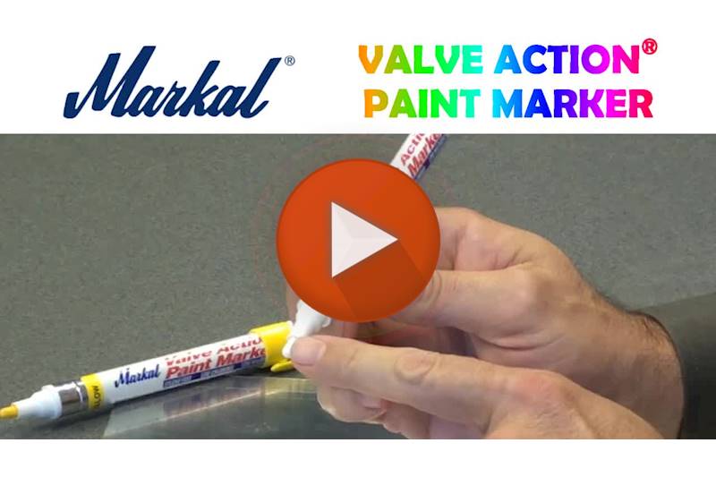 Markal 96825 Blue Valve Action Paint Marker
