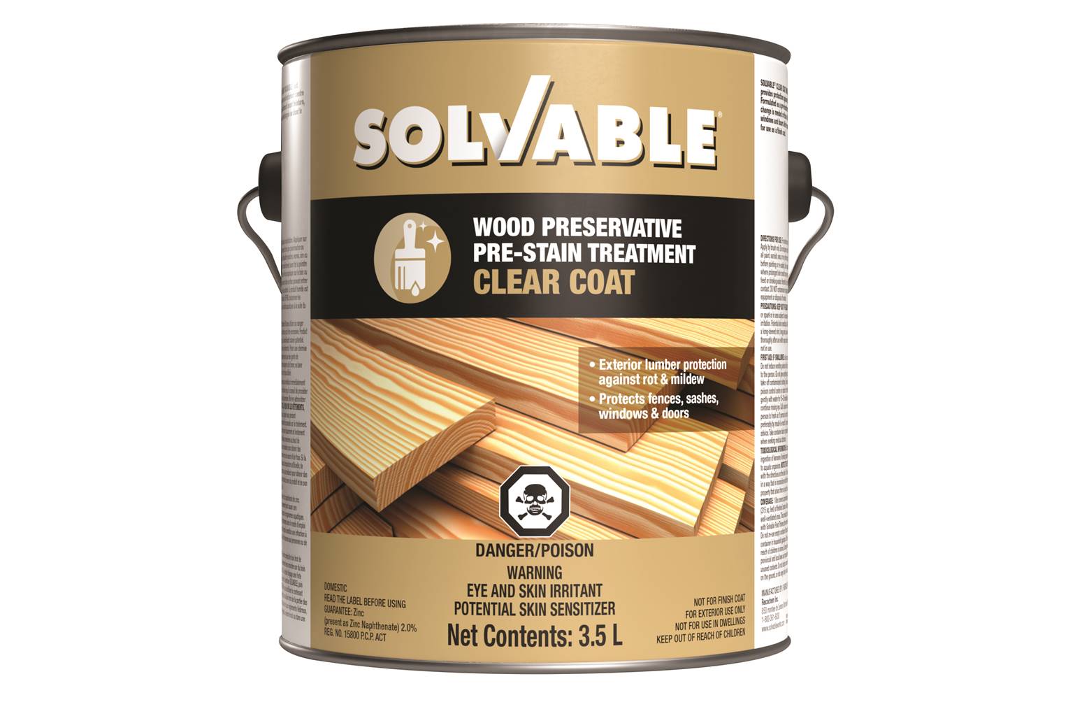 Armor All ™ WOOD PRESERVATIVE PRESTAIN TREATMENT 3.5 L, CLEAR