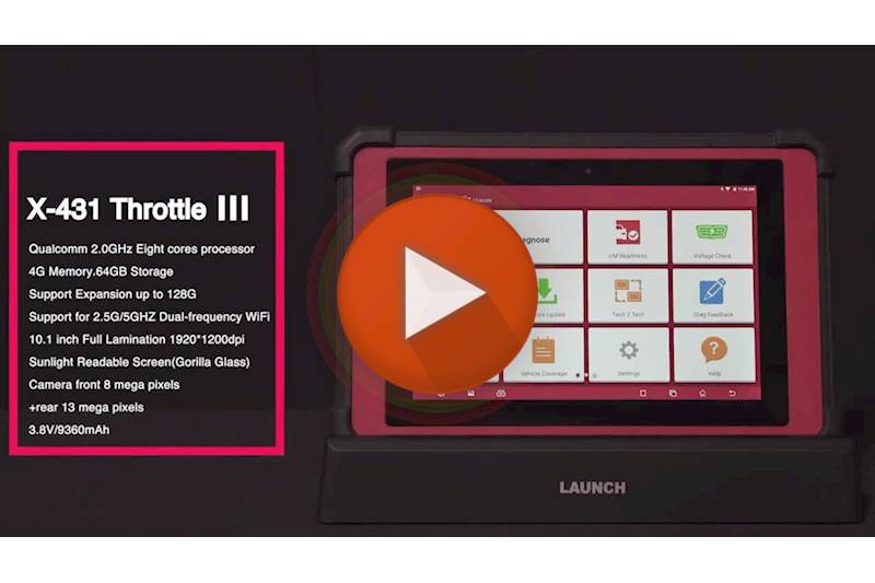 Launch X431 Throttle III Scan Tool lau301180833 ohcanadasupply.ca