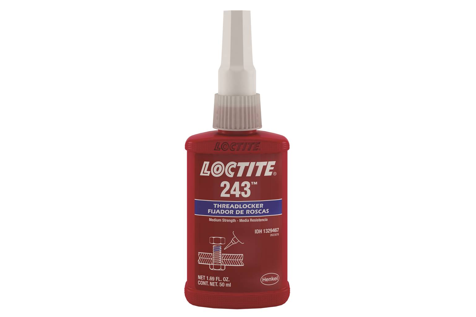 L＆T Loctite 243™ Oil Tolerant/Medium Strength Threadlocker
