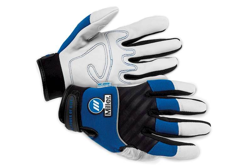 Miller Welding Gloves,9-1/4,xl,pr [PK/2.0] Model: 251068