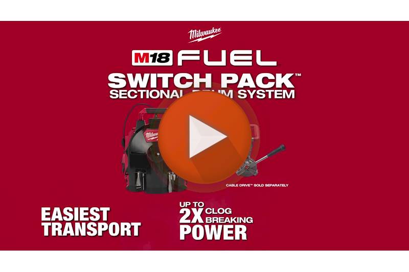 Milwaukee 2775B-211 M18 Fuel Switch Pack Sectional Drum System Kit