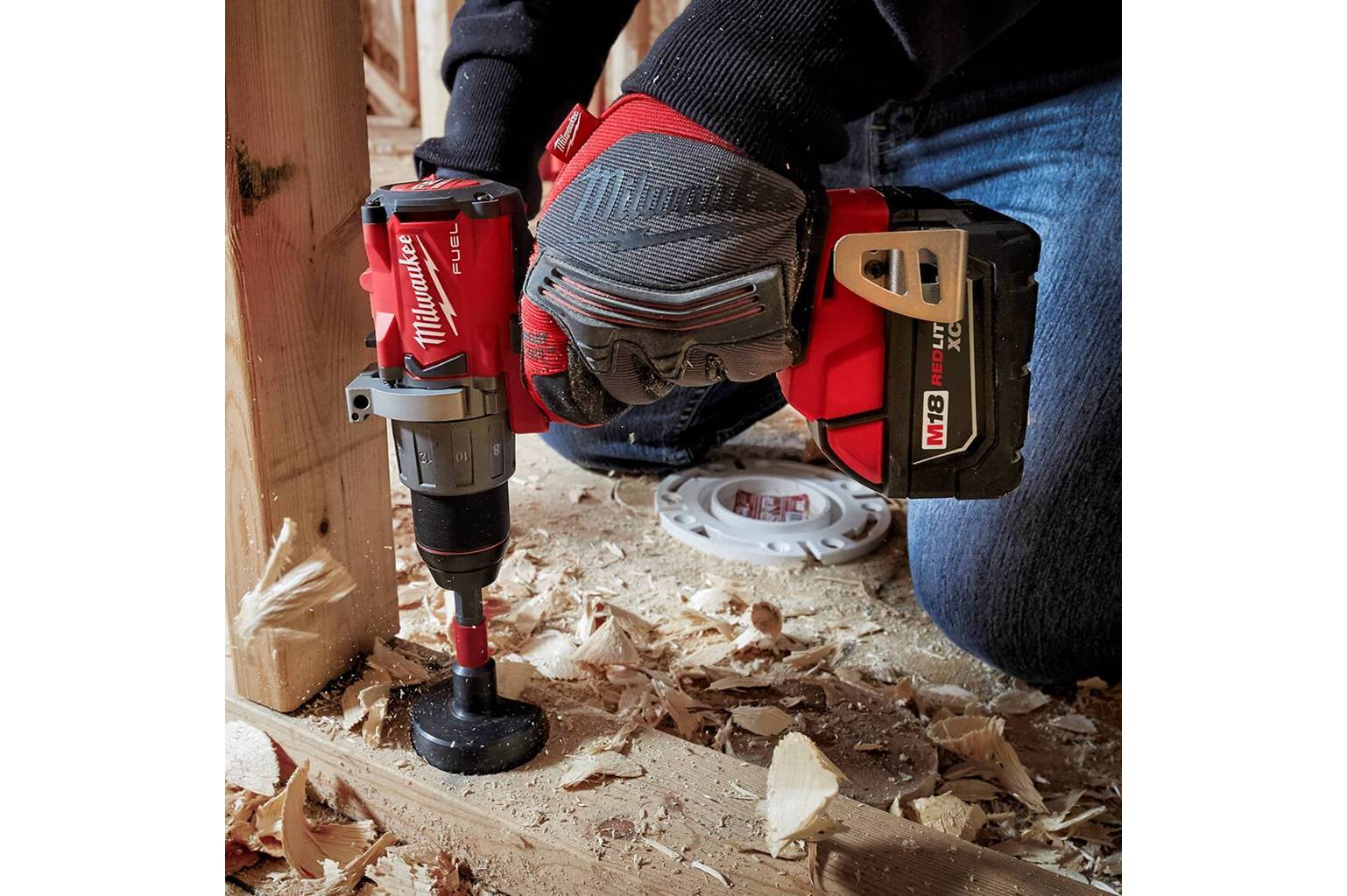 Milwaukee M18 FUEL HAMMER DRILL KIT 