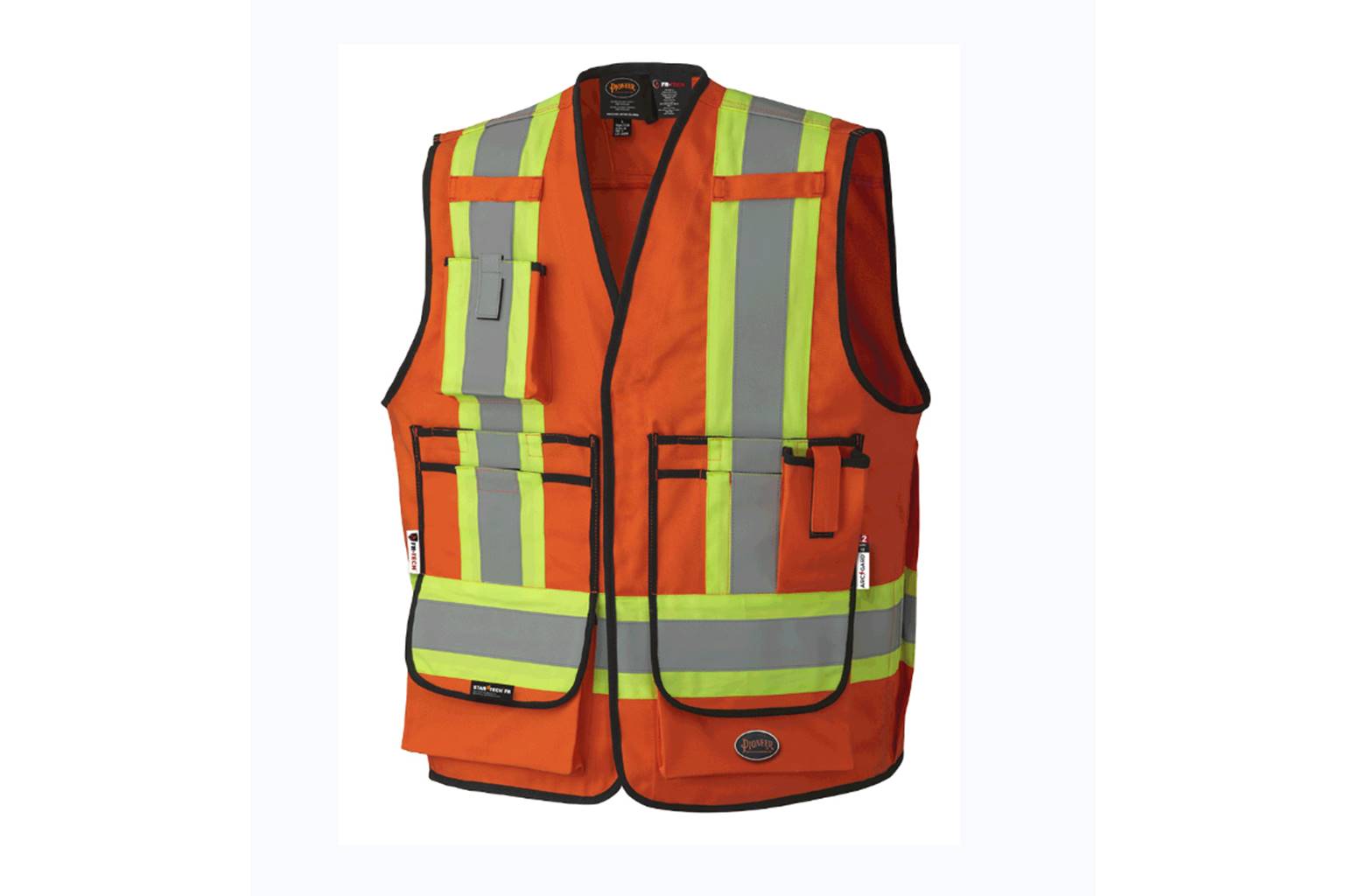 Pioneer HIVIZ FRTECH FLAME RESISTANT SURVEYOR's VESTS ORANGE
