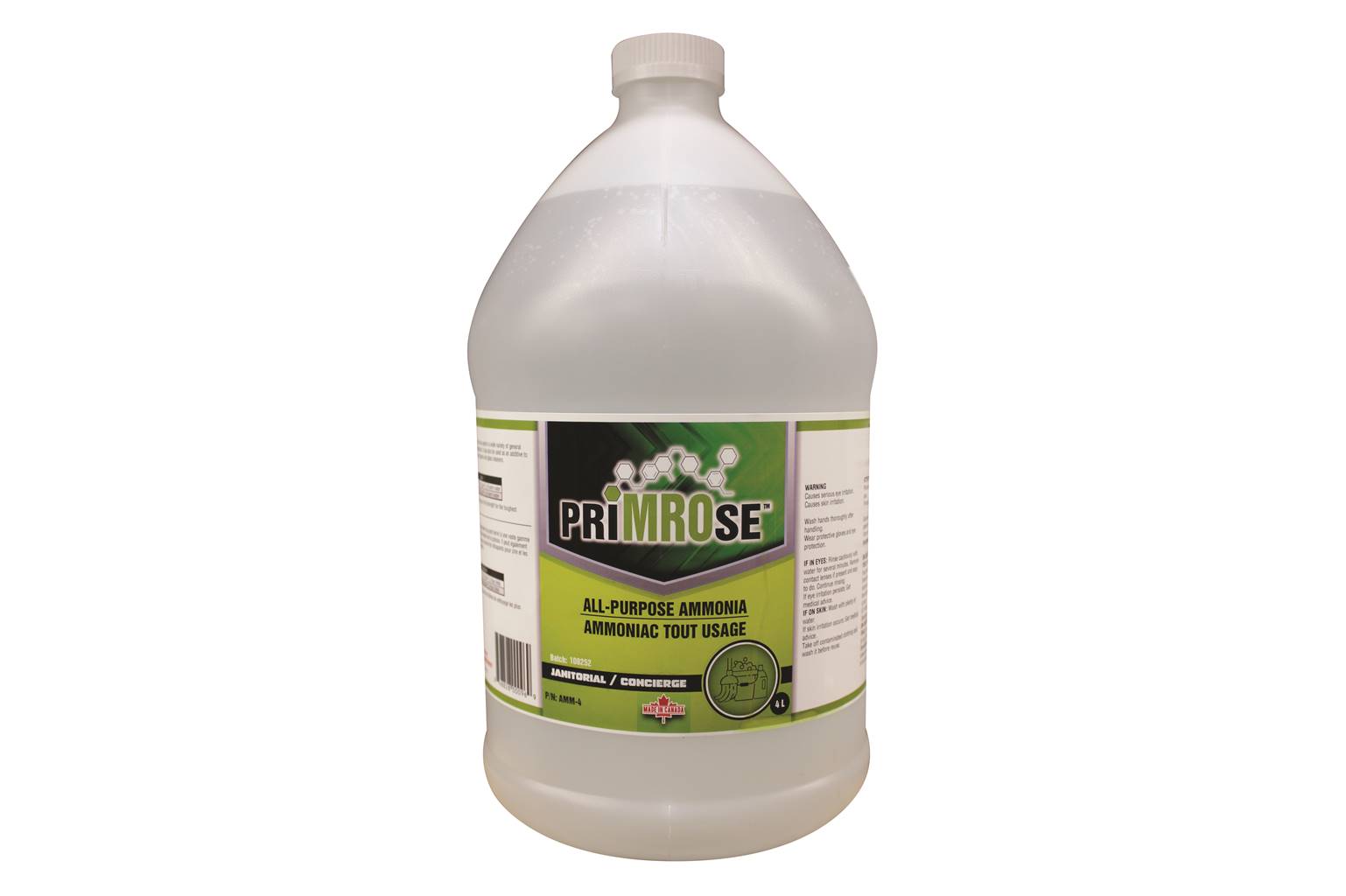 Primrose ALLPURPOSE AMMONIA priamm4 Gregg Distributors LP