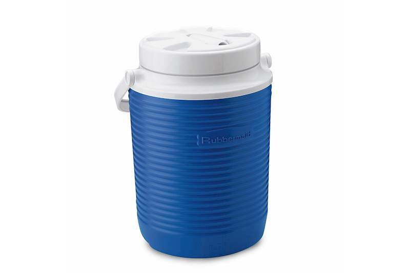 Rubbermaid 1 Gal. Insulated Modern Blue Water Jug FG156006MODBL - The Home  Depot