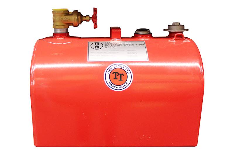 Red Tidy Tank With Electric Pump
