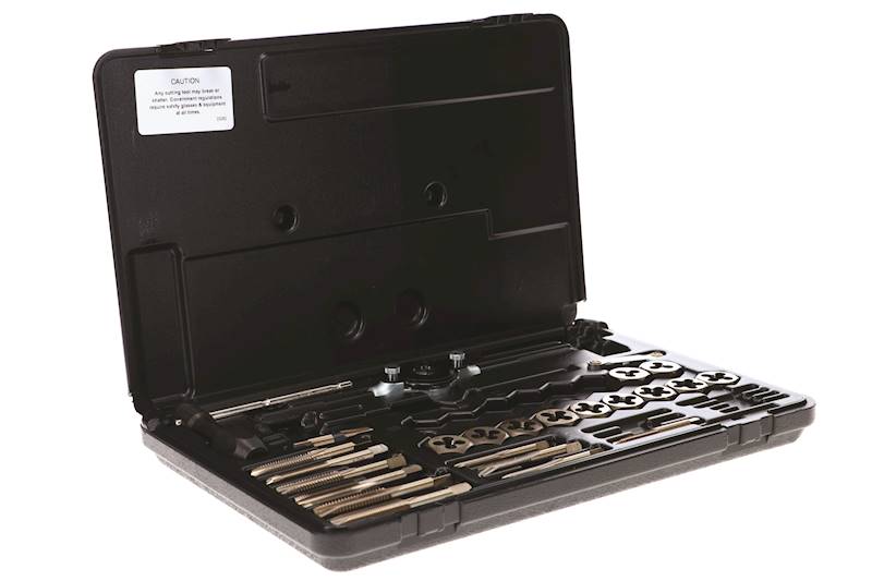 Professional Quality Laser Tools 4554 Metric Tap & Die Set 110pc
