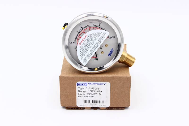 15 lb pressure gauge