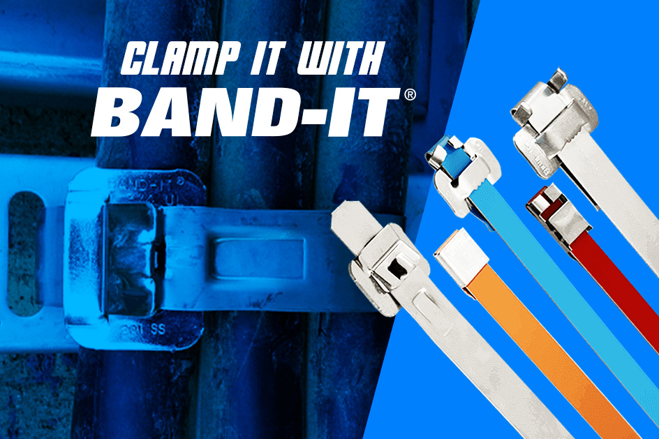 Clamp it with BAND-IT