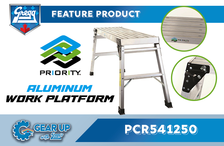 Priority Aluminum Work Platform | Featured Product | Gear Up With Gregg's Blog