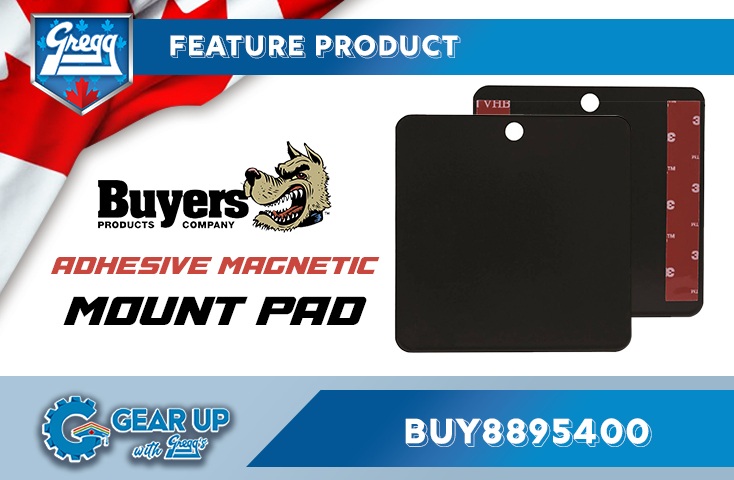 Buyers Adhesive Magnetic Mount Pad | Featured Product | Gear Up With Gregg's Blog