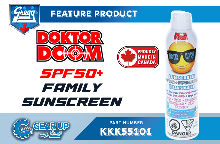 Feature Product – Doktor Doom SPF50+ Family Sunscreen