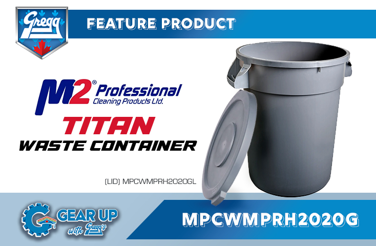 M2 Professional Titan Waste Containers | Featured Product | Gear Up With Gregg's Blog